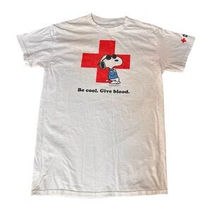 Limited Edition American Red Cross Snoopy Peanuts T-Shirt